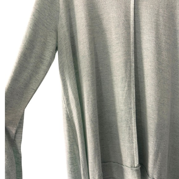 Umgee Sage Green Textured Long Sleeve Top Size Medium Boho Bubble Sleeve - Picture 4 of 7